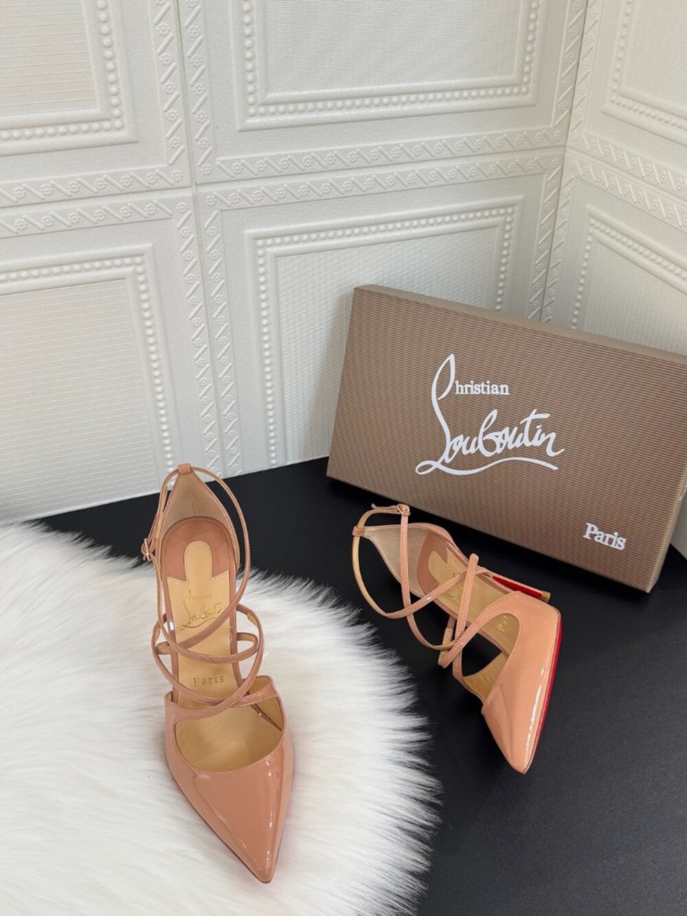 Christian Louboutin Crosspiga 105mm Pumps - Picture 4 of 9